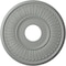 Ekena Millwork Berkshire Ceiling Medallion (Fits Canopies up to 7"), 15 3/4"OD x 3 7/8"ID x 3/4"P, Primed White CM15BE - alternate 1